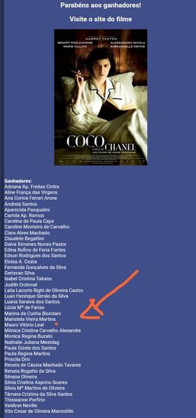 Vencedor no Concurso TERRA